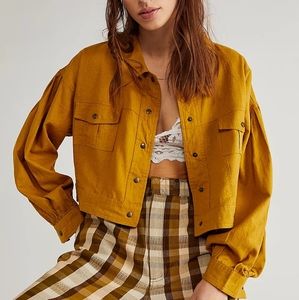 Free People Ashcroft Crop Jacket